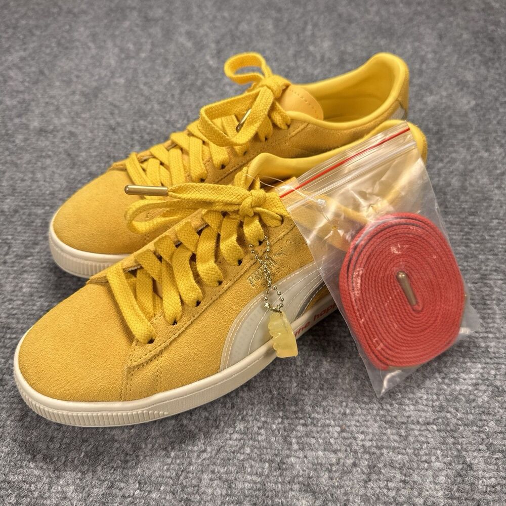 New Puma X Haribo Suede Triplex 382560-01 Mimosa/ White 240 - Men 6 Women 7
